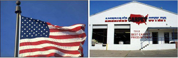 Carpet — America's Carpet Outlet and Flag of America in Austin, TX