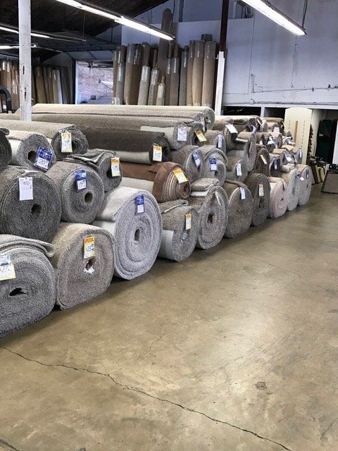 Carpet Remnants — Rolled Carpets on Sale in the Warehouse in Austin, TX