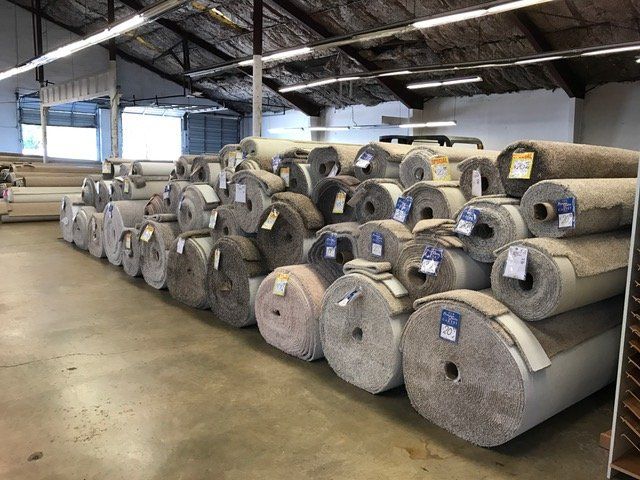 Warehouse — Standing Roll End Carpet in the Warehouse in Austin, TX