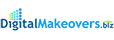 A logo for digital makeovers.biz is shown on a white background.