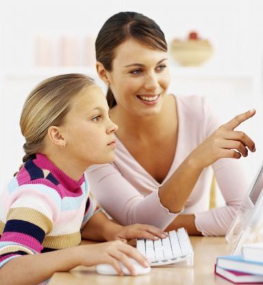 Tutor going through education strategies in Port Macquarie
