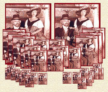 a man and a woman are standing next to each other in a room .
