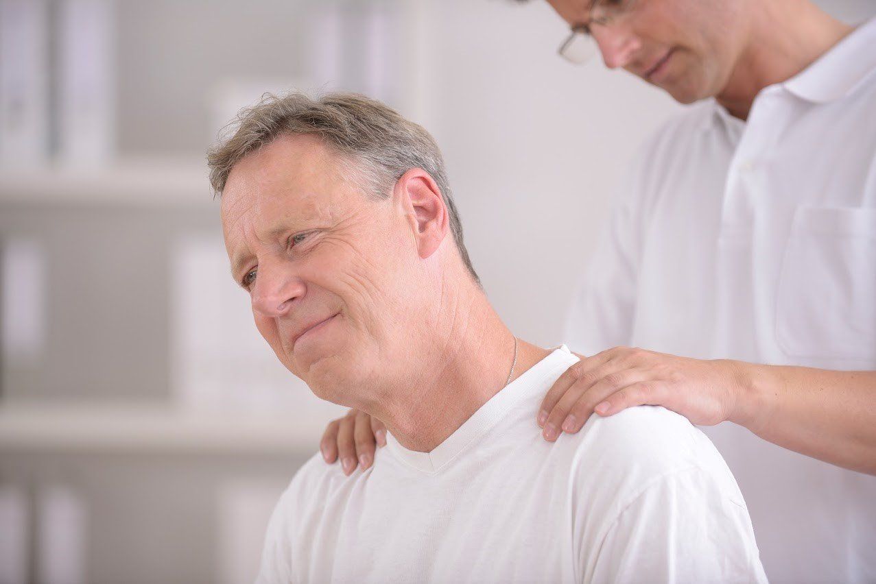 Man Having Back Pain — Philadelphia, PA — Advanced Physical Therapy Man Having Back Pain — Philadelphia, PA — Advanced Physical Therapy