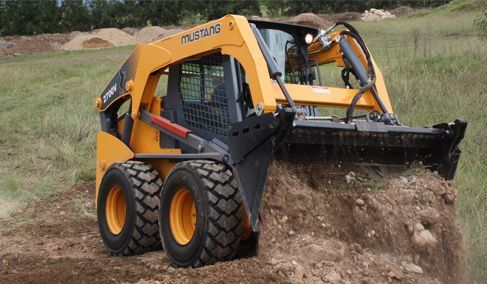 A bobcat as part of excavator hire in Brisbane