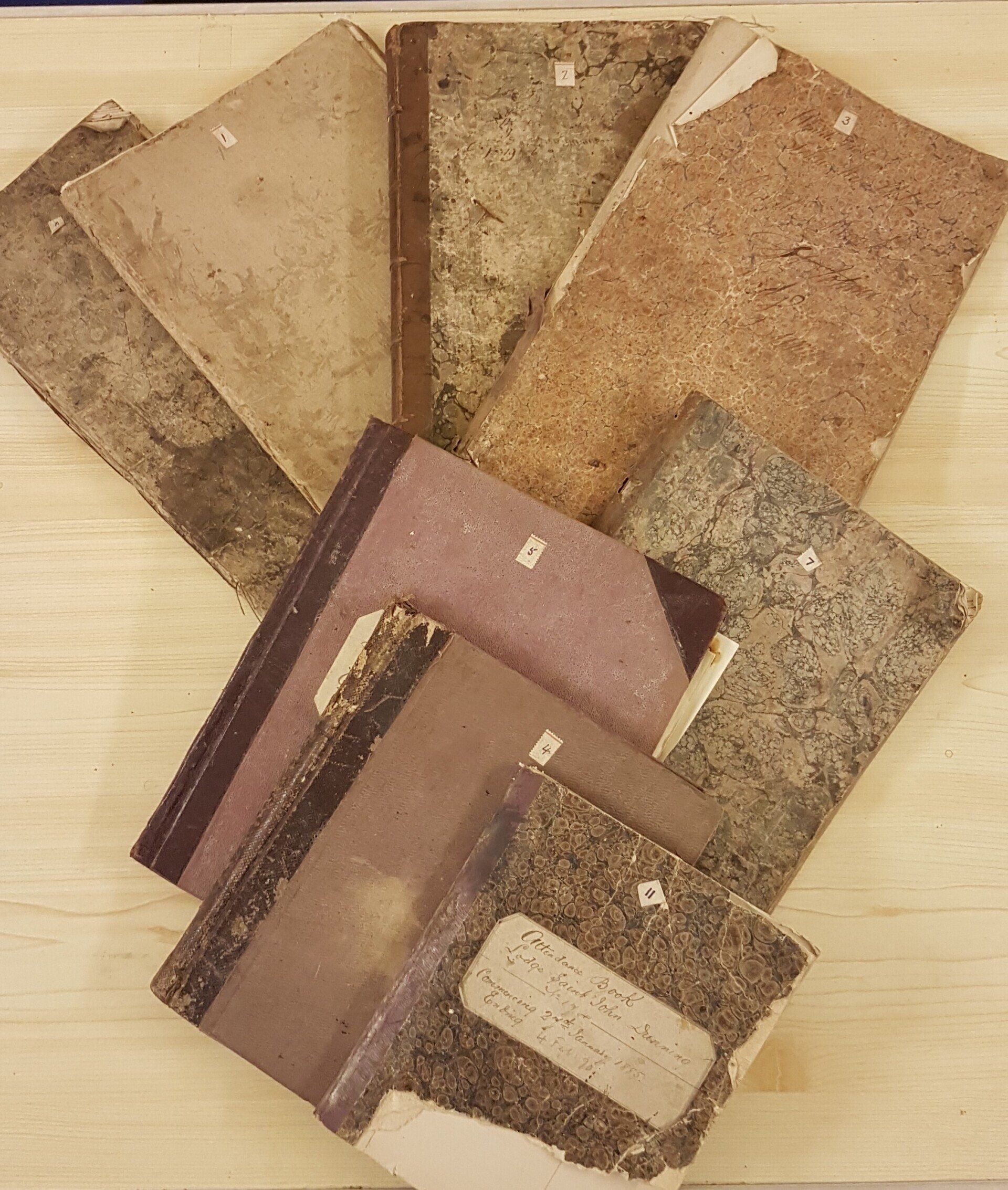 Original Lodge Minute Books