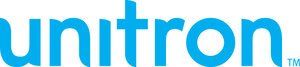 The word unitron is written in blue on a white background.