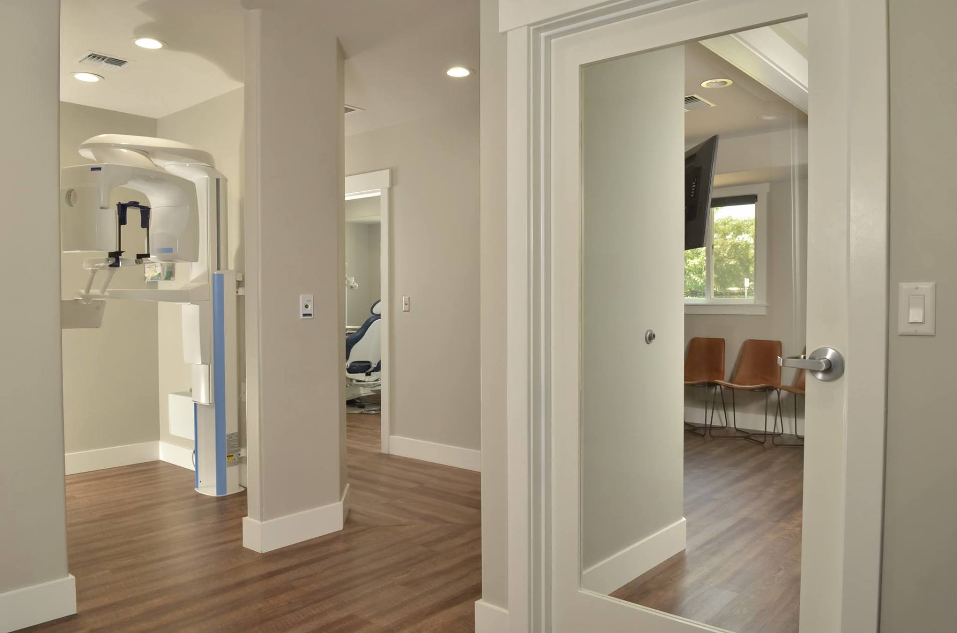 White Industrial Painting — Before and After in Merced, CA