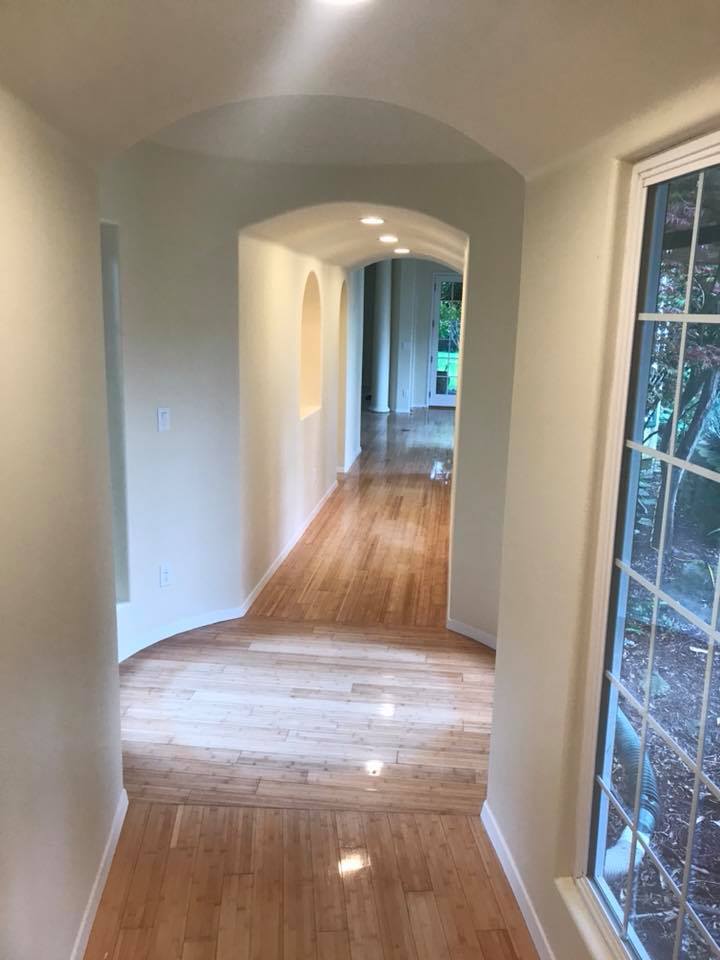 Interior Painting — Painted Hallway in Merced, CA