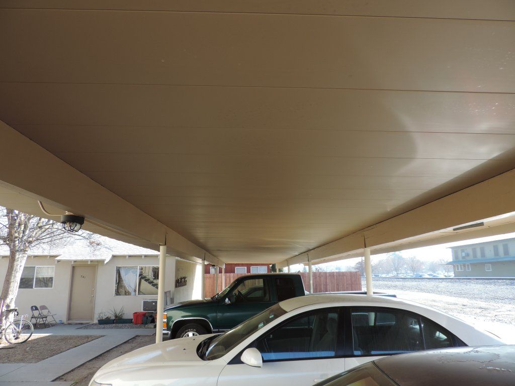 Car Park Paint — Neatly Painted Car Park in Merced, CA