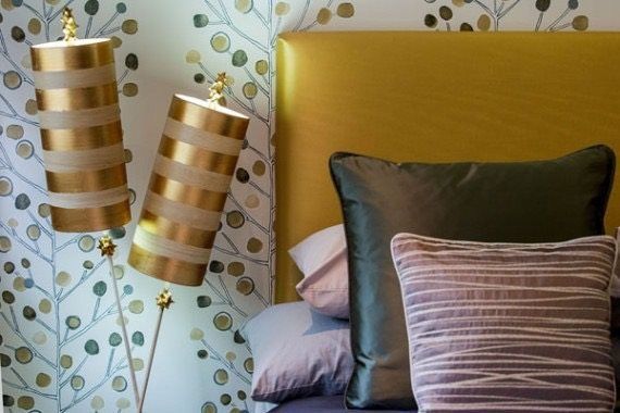 a selection of table lamps