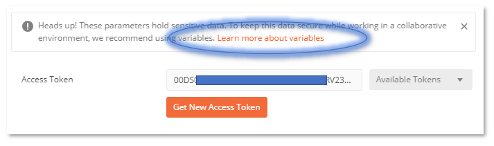 Postman Variables
