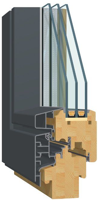 Holz-Alu-Fenster