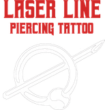 laser line piercing tattoo