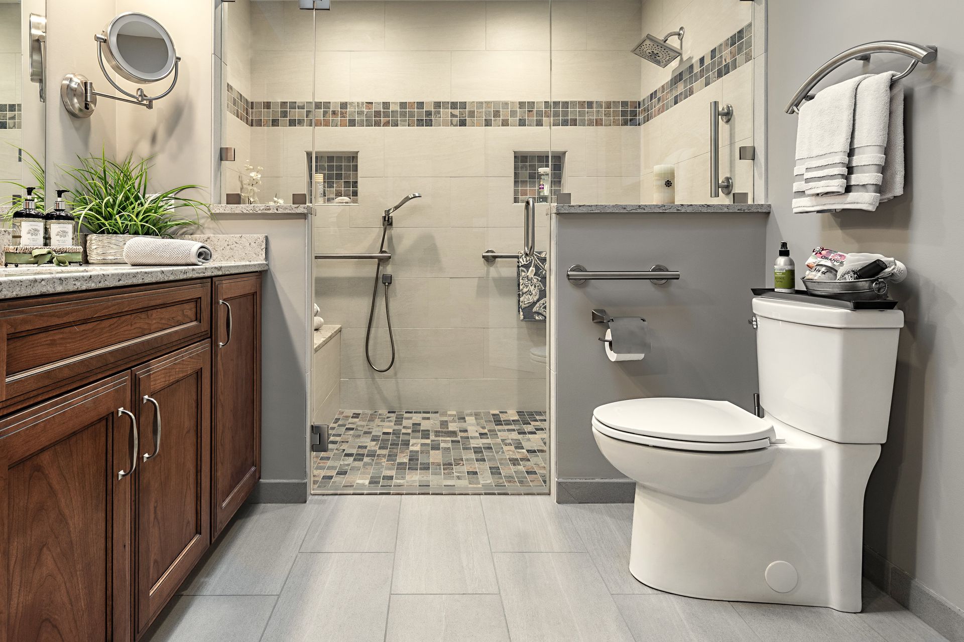 Universal Design Master Bath full view
