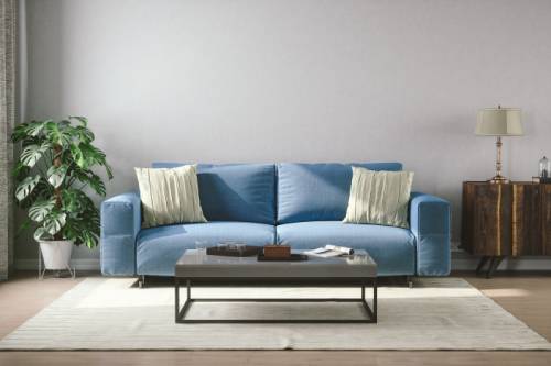 Divano azzurro