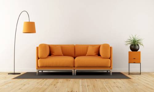 Divano arancione