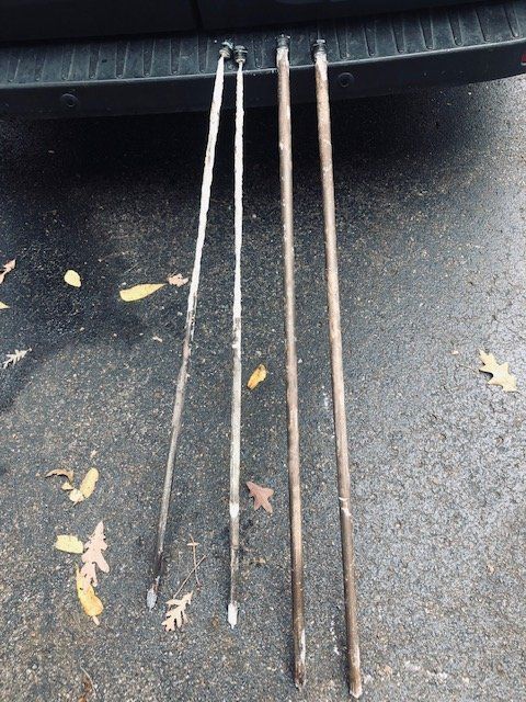 Corroded anode rods