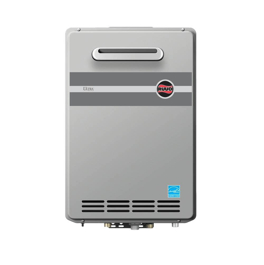 Ruud tankless water heater, calentador de agua sin tanque marca Ruud