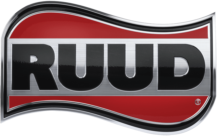 Ruud water heater logo
