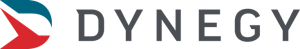 A logo for dynegy is shown on a white background