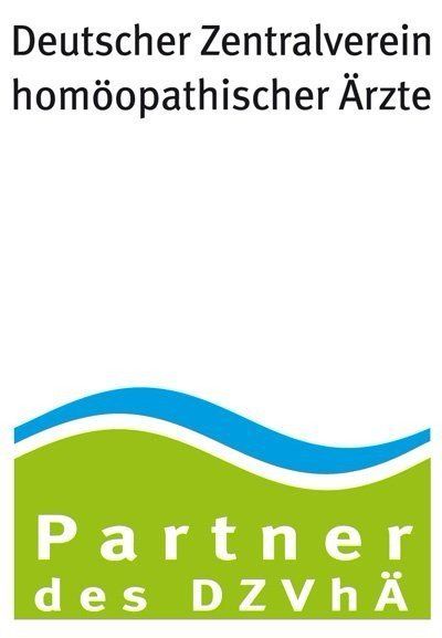 Ein grün-blaues Logo für Partner des dzvha