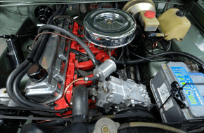 For professional garage services in Totton call 023 8001 8123 Under the bonnet of a car