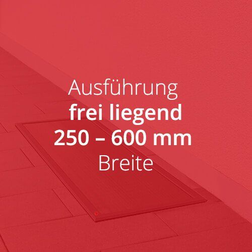 Michael Galli Lichtschachtabdeckung freiliegend 250 - 600 mm Breite