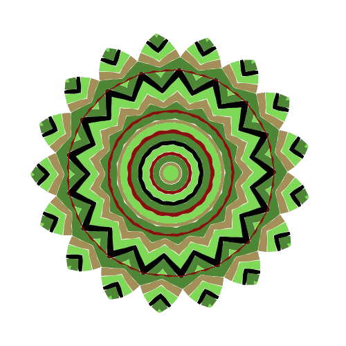 Mandala verde