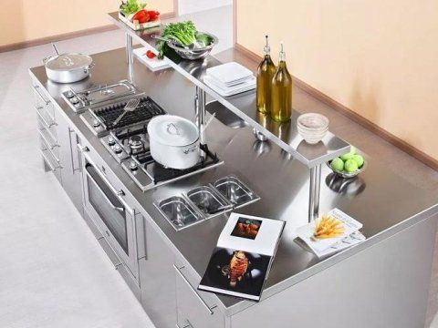 cucine in acciaio inox