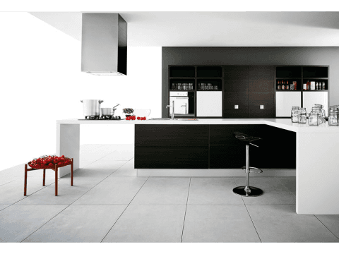 piano cottura in Corian