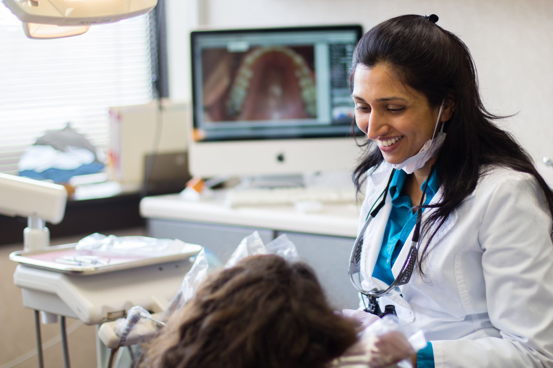 Dr Patel with patient