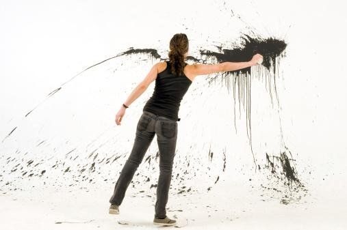 Disegno artistico murale