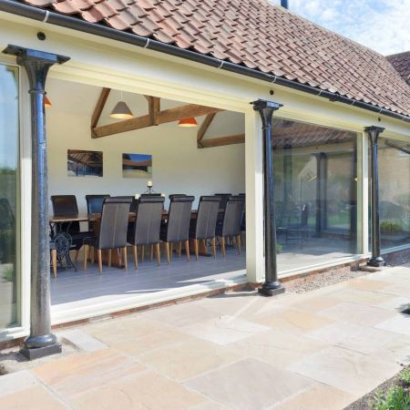 Barn Conversion glazed facade