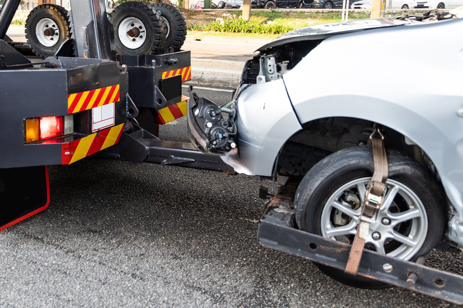 Car Towed from Accident — Branson, MO — Crawford's Automotive & Towing