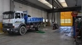 automezzo nell'officina