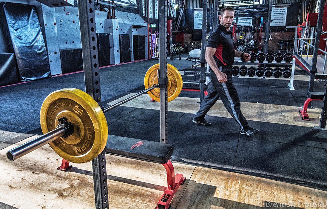 man at gym