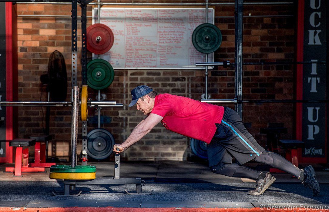 man pushing