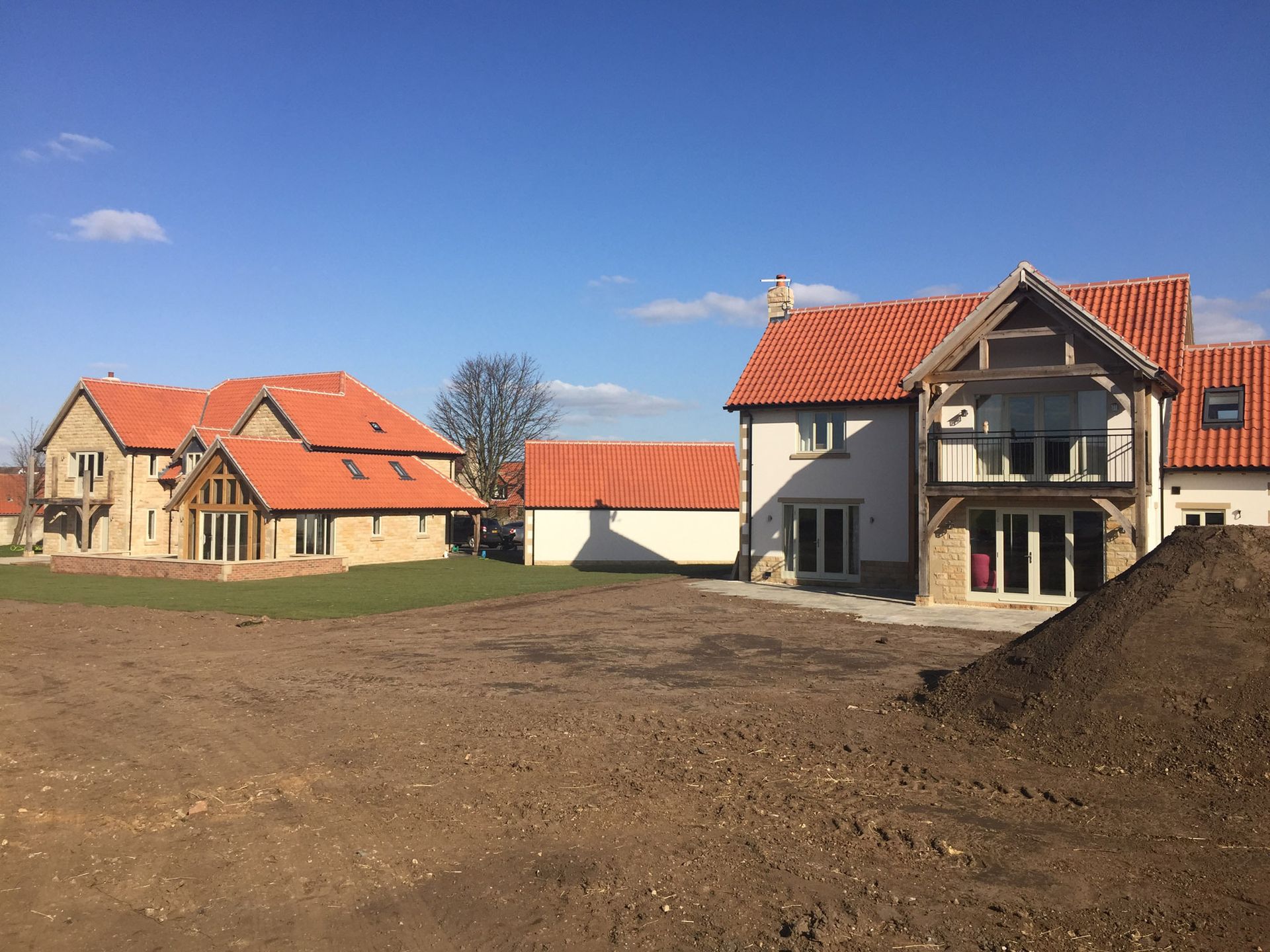 houses exterior view