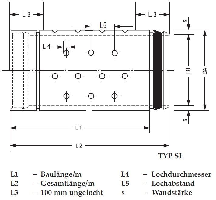 A black and white drawing of a wall with measurements in german