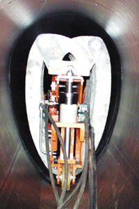 A close up of a machine that looks like a tooth
