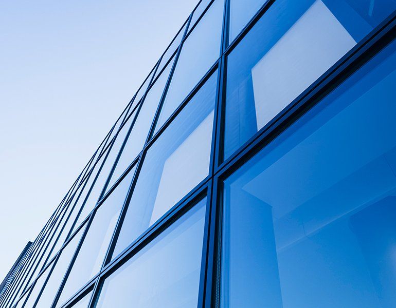 Building With Modern Glass — San Lorenzo, CA — PWT Professional Window Tinting & Car Audio Building With Modern Glass — San Lorenzo, CA — PWT Professional Window Tinting & Car Audio