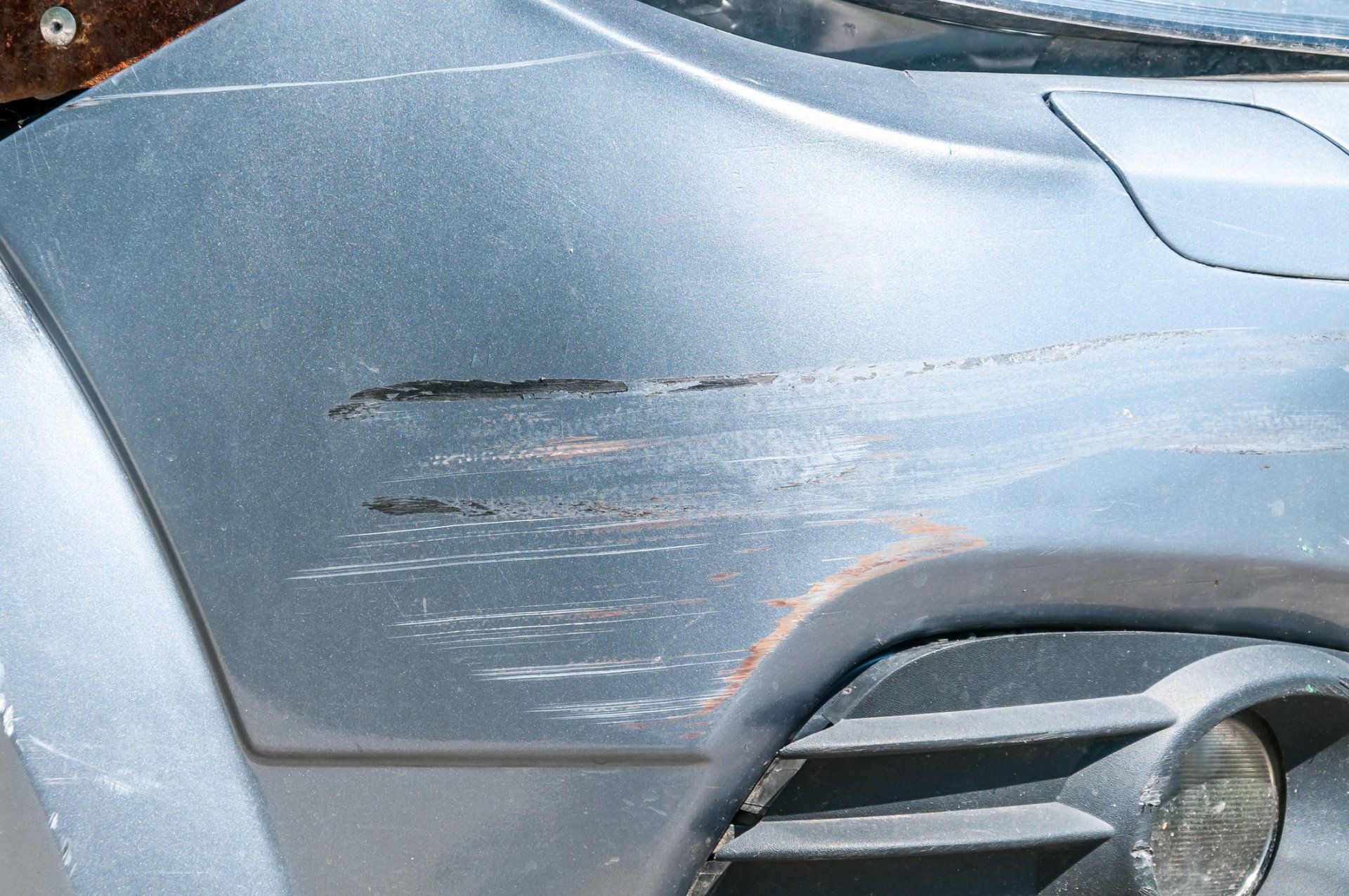 Car With Scratched Paint — San Lorenzo, CA — PWT Professional Window Tinting & Car Audio