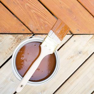 Wood paint and preservatives