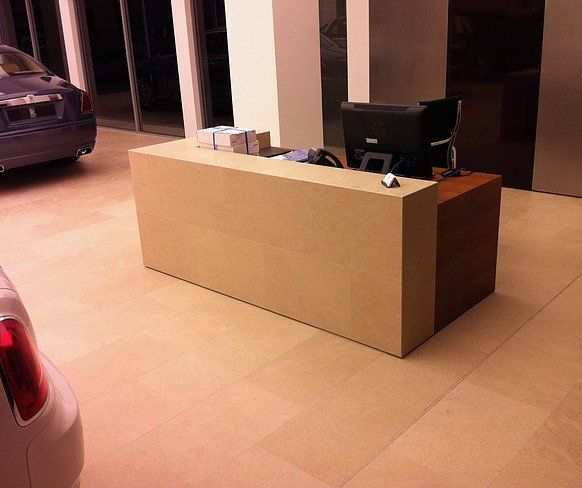 View of the office flooring done by specialist
