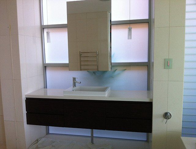 View of a completed project