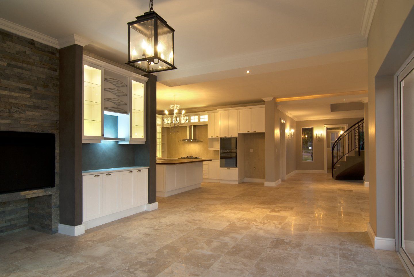 View of the balcony tiling flooring done by experts