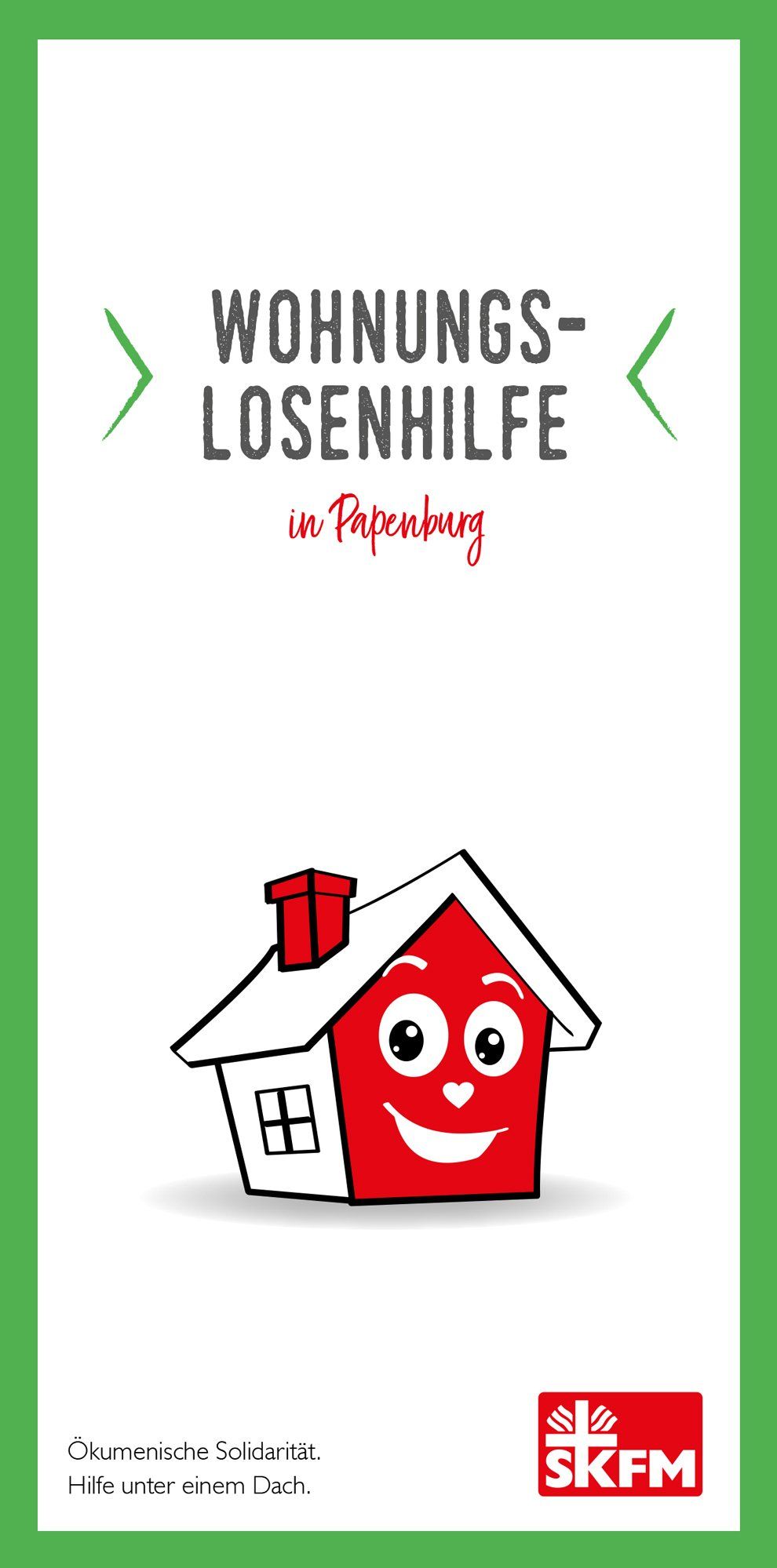 Flyer Wohnungslosenhilfe