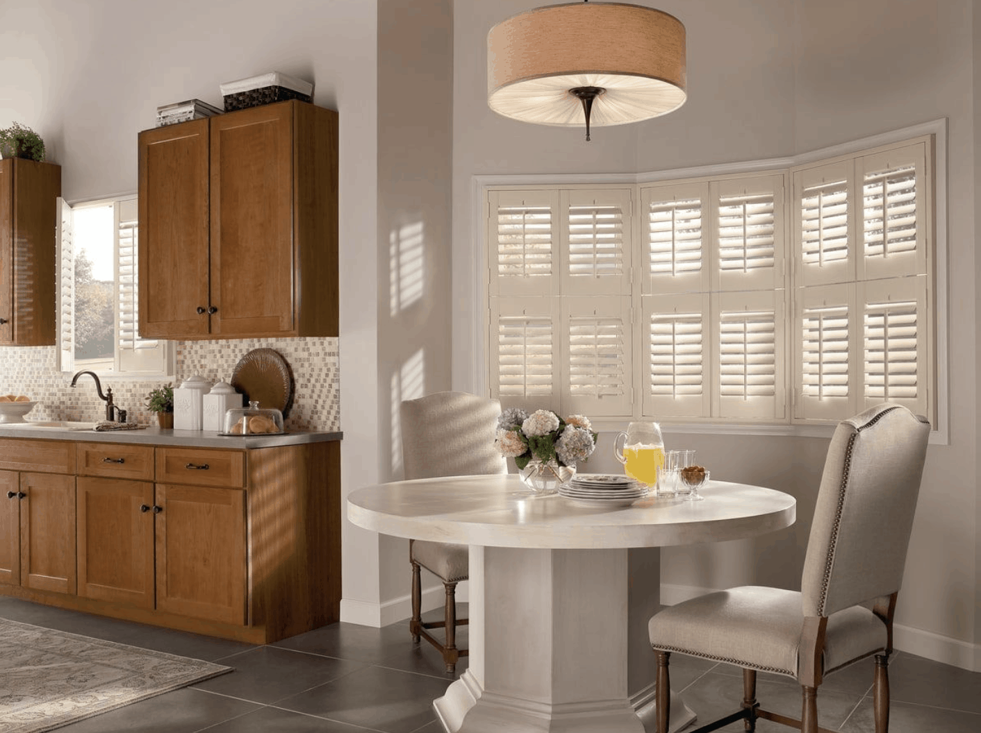 Choosing the Right Plantation Shutters for Homes in Houston, Texas (TX) like NewStyle for Kitchens
