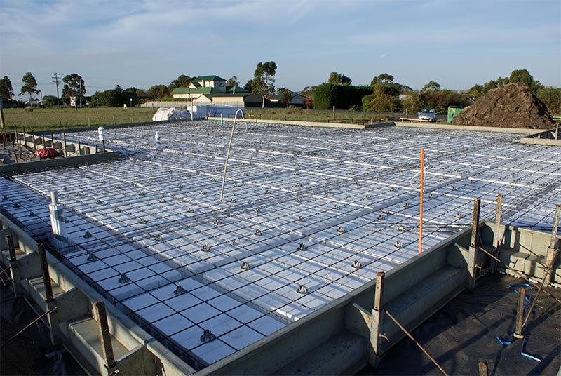 Construction Of A House Slab In Toowoomba