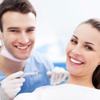 Smiling dentist and Patient in Silver Spring, MD